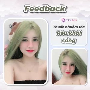 Khách nhuộm màu rêu khói sáng