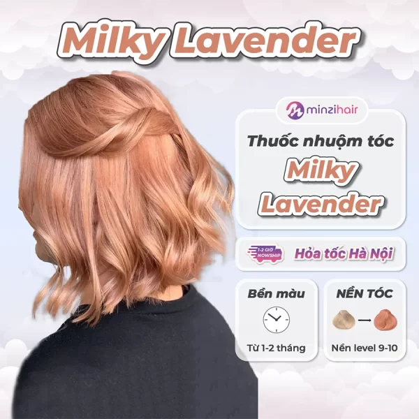 Thuốc Nhuộm Tóc Màu Milky Lavender