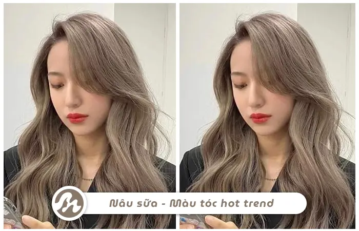 Màu nâu trà sữa
