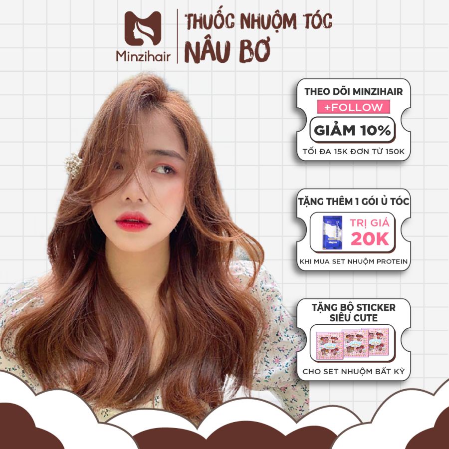 NÂU CARAMELThuốc nhuộm tóc màu nâu caramel CK 675CHIKO  TẶNG kèm trợ  nhuộm  Shopee Việt Nam
