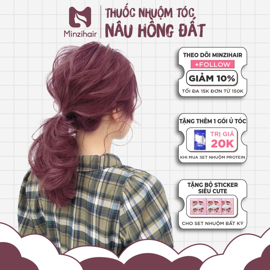 Top những màu tóc nâu hồng đẹp cá tính giúp tôn da hiệu quả