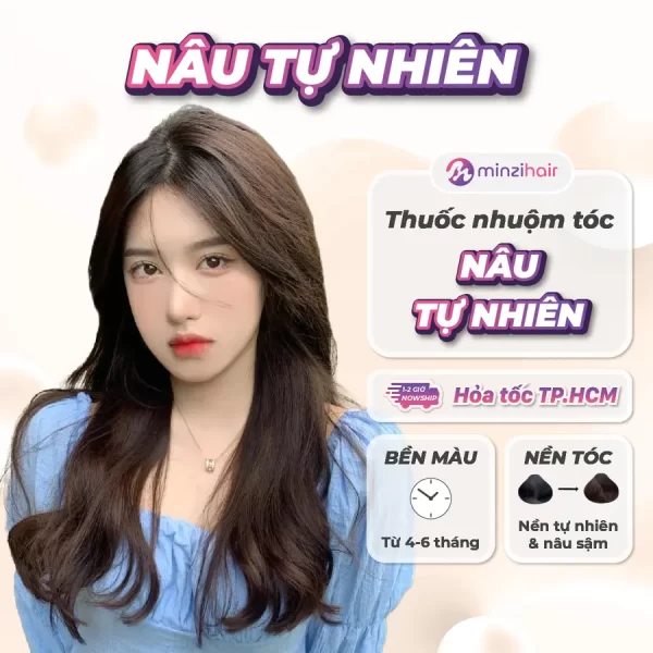 Thuốc nhuộm tóc nâu tự nhiên