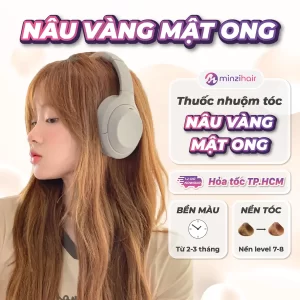 Thuốc nhuộm tóc màu nâu vàng mật ong