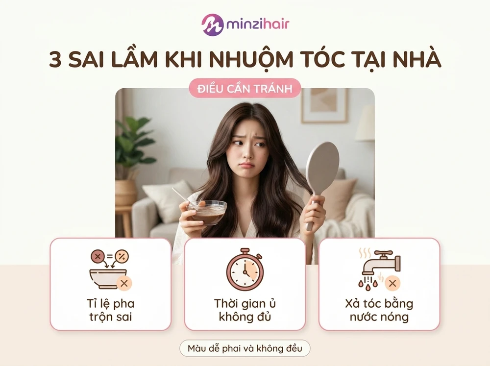 3 sai lầm phổ biến khi nhuộm tại nhà bạn cần tránh