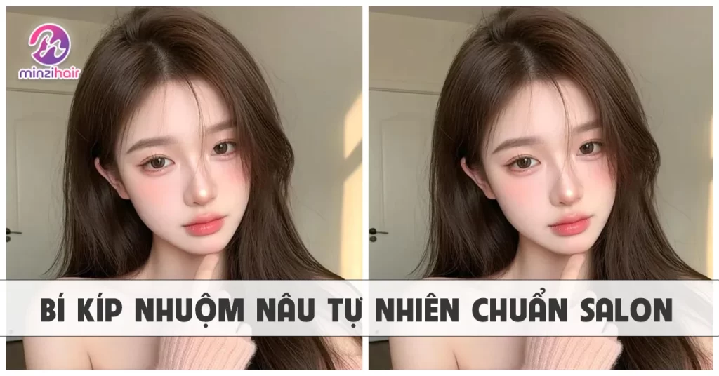 Bí kíp nhuộm nâu tự nhiên chuẩn salon