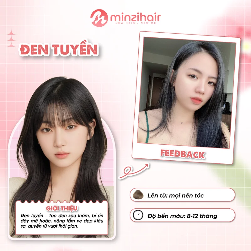 Đen tuyền - cứu tinh cho các bạn học sinh tẩy tóc