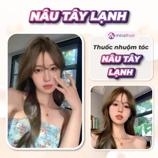 Feedback khách hàng sử dụng thuốc nhuộm tóc nâu tây lạnh - 1