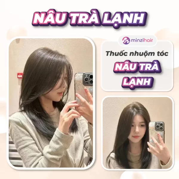 Feedback khách hàng sử dụng thuốc nhuộm tóc nâu trà lạnh