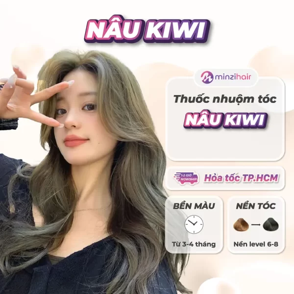 Thuốc nhuộm tóc nâu kiwi