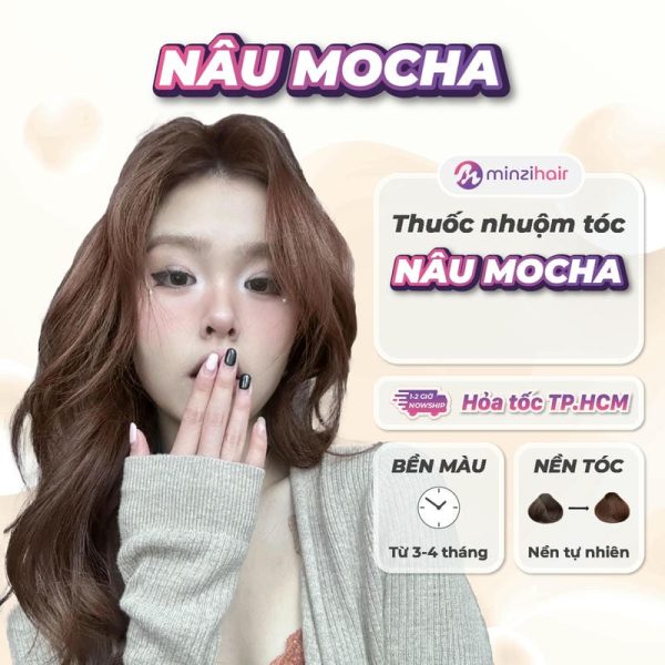 Thuốc nhuộm tóc nâu mocha