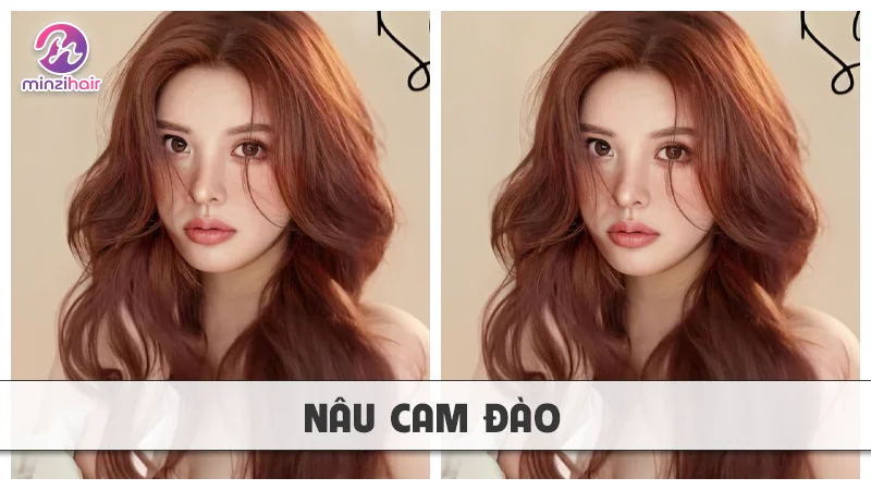 Nâu cam đào: Ngọt ngào và nữ tính, "đốn tim" mọi chàng trai