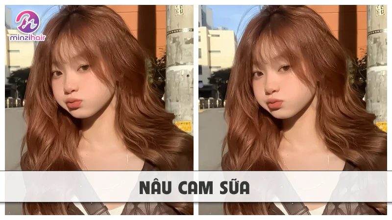 Nâu cam sữa: Nhẹ nhàng và trong trẻo, gây thương nhớ từ cái nhìn đầu tiên