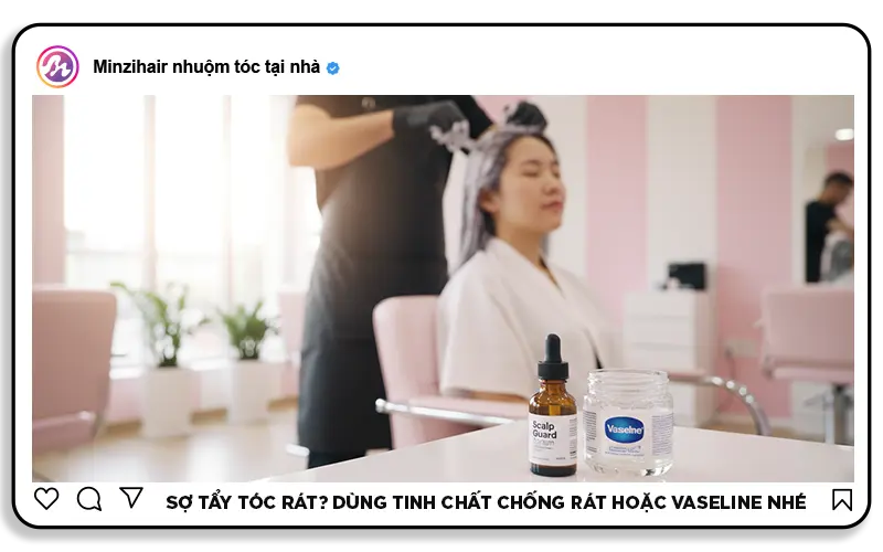 3. Tẩy tóc có đau rát không?