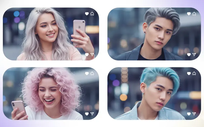 Tẩy tóc dể nhuộm các màu pastel