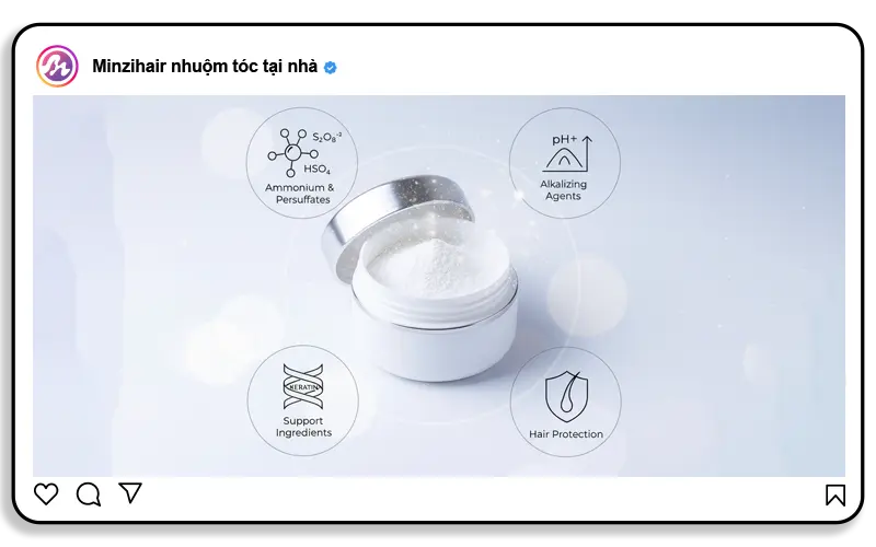 Thành phần của bột tẩy