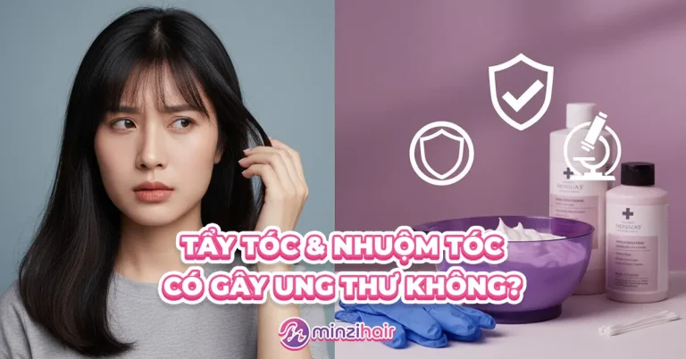 tẩy tóc nhuộm tóc có gây ung thư không