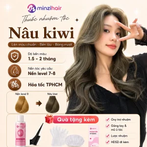 Thuốc nhuộm tóc màu nâu kiwi