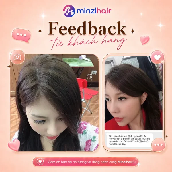 Feedback khách nhuộm tóc màu nâu lạnh 1