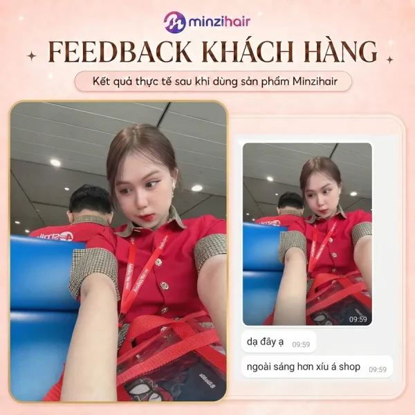 Feedback khách nhuộm tóc màu nâu lạnh trầm 1