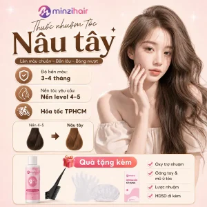 Thuốc nhuộm tóc màu nâu tây