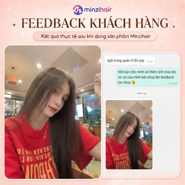 Feedback khách nhuộm tóc màu nâu tây lạnh 1