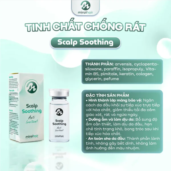 Thành phần và công dụng tinh chất chống rát da đầu Scalp Soothing